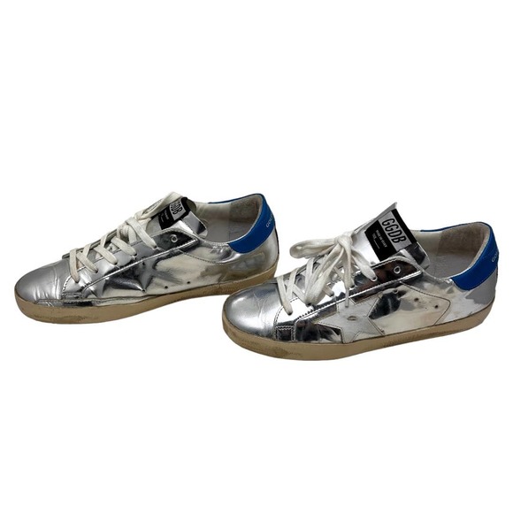 Golden Goose Authenticated  Superstars Exclusive Skater Silver Sneakers … - Picture 1 of 11